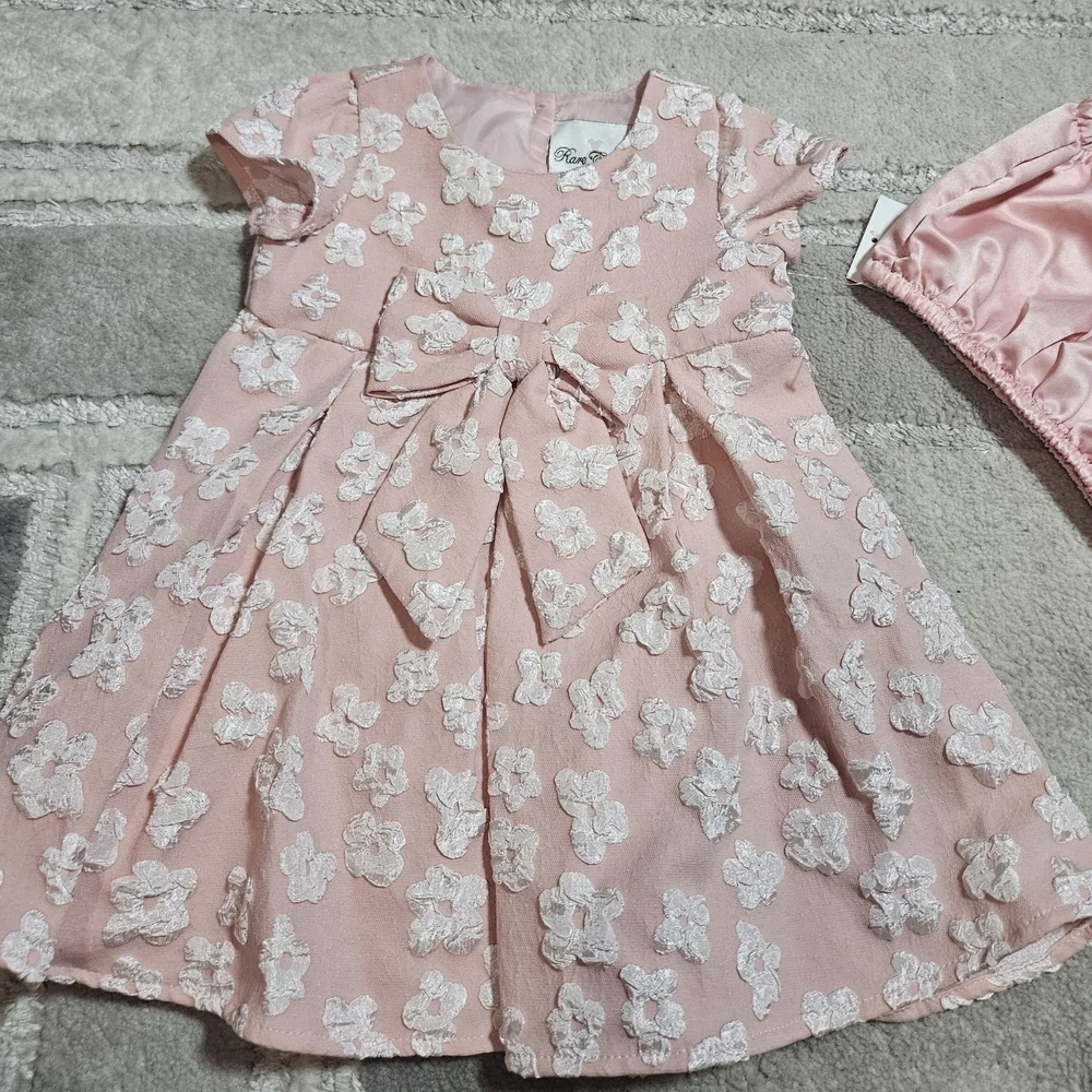 Pink Floral Kids Dress